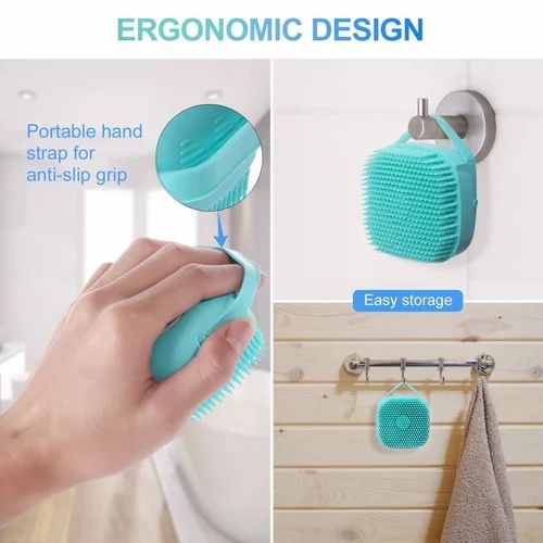Silicone Shower Brush β Ultra Soft & Multi-Functional