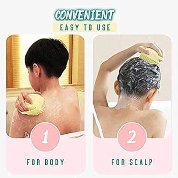 Silicone Shower Brush β Ultra Soft & Multi-Functional
