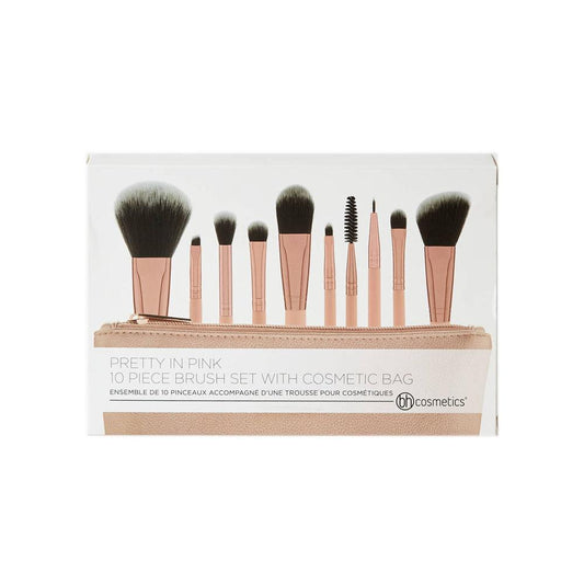 BH Cosmetics Pretty in Pink 10-Piece Brush Set