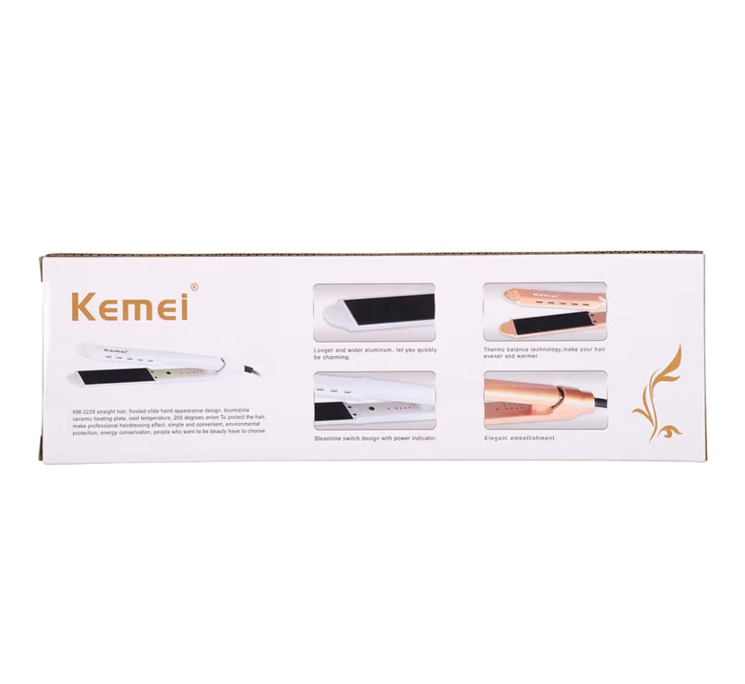 Kemei km-3229 ceramic hair straightener
