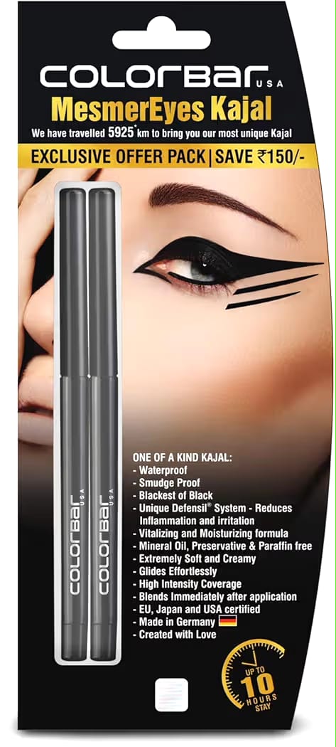 COLORBAR MESMEREYES KAJAL 2IN1 MRP699