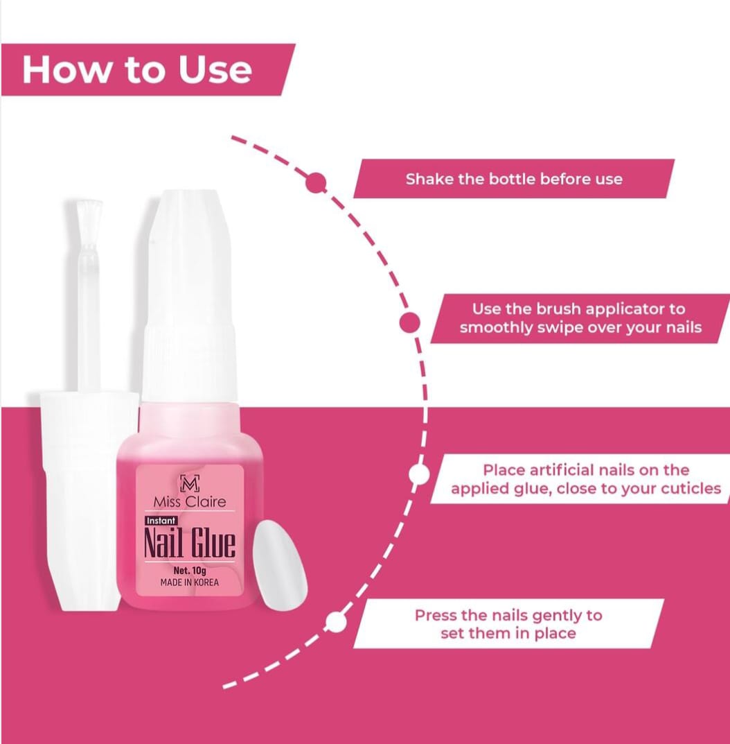 MISS CLAIRE INSTANT NAIL GLUE 10G