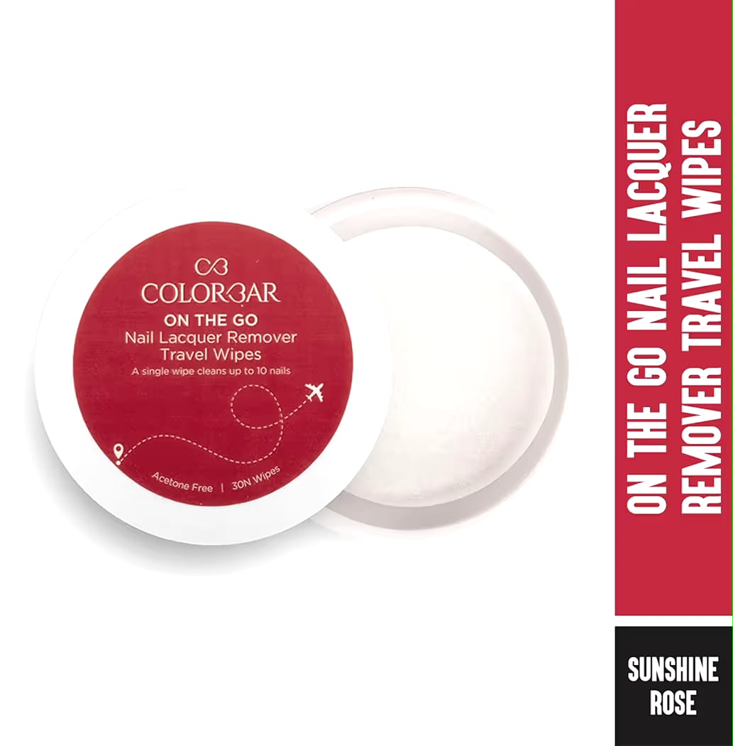 COLORBAR NAIL LACQUER REMOVER TRAVEL WIPES