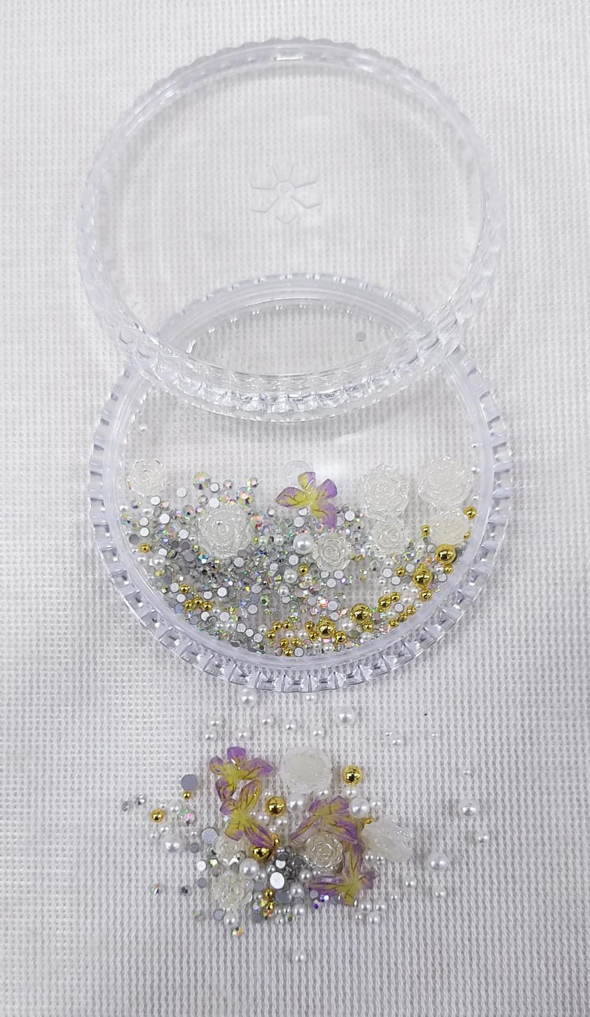 Nail Charms β Japanese & Korean Style Steel Beads
