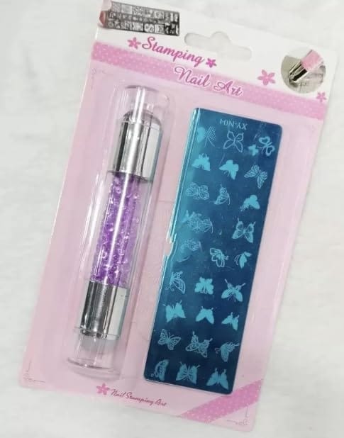 Nail Art Stamping Kit FOR ALL TYPES OF NAILS