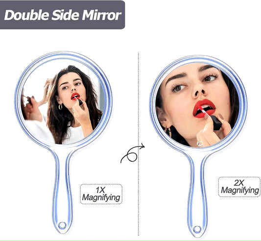 Hand Mirror Double-Sided Handheld Mirror