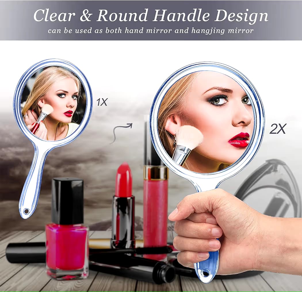Hand Mirror Double-Sided Handheld Mirror