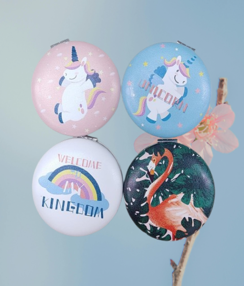 Round Portable Pocket Mirror