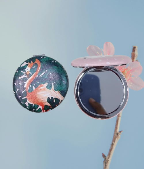 Round Portable Pocket Mirror