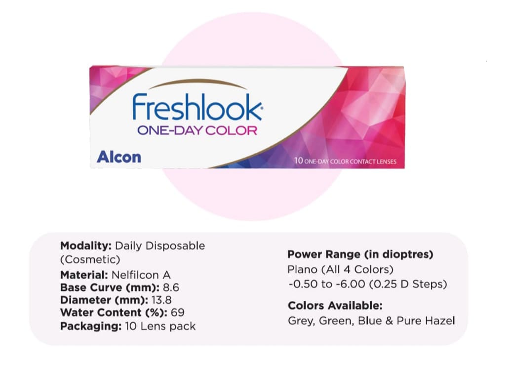 FRESHLOOK ONE DAY COLOR CONTACT LENSES