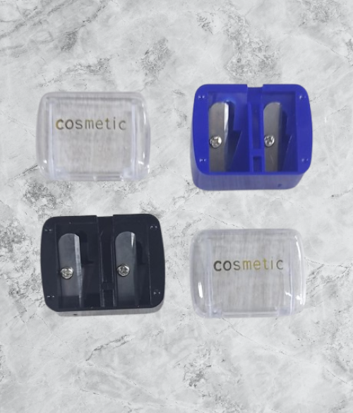 Dual Barrel Makeup Kajal Pencil Sharpener 2-in-1 Beauty Essential