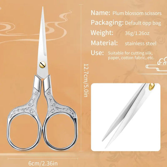 Mini Scissors Stainless Blade Metal Handle