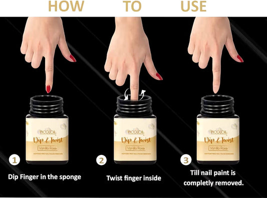 INCOLOR DIP & TWIST NAIL POLISH REMOVER