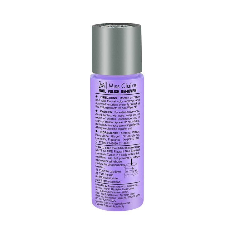 MISS CLAIRE NAIL POLISH REMOVER 100ML