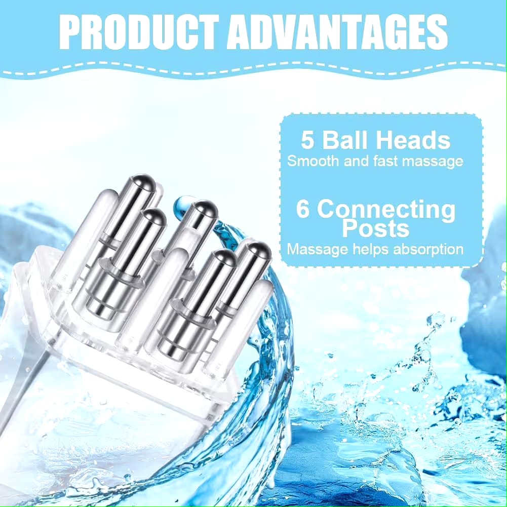 HAIR OIL APPLICATOR BOTTLE SCALP MASSAGER