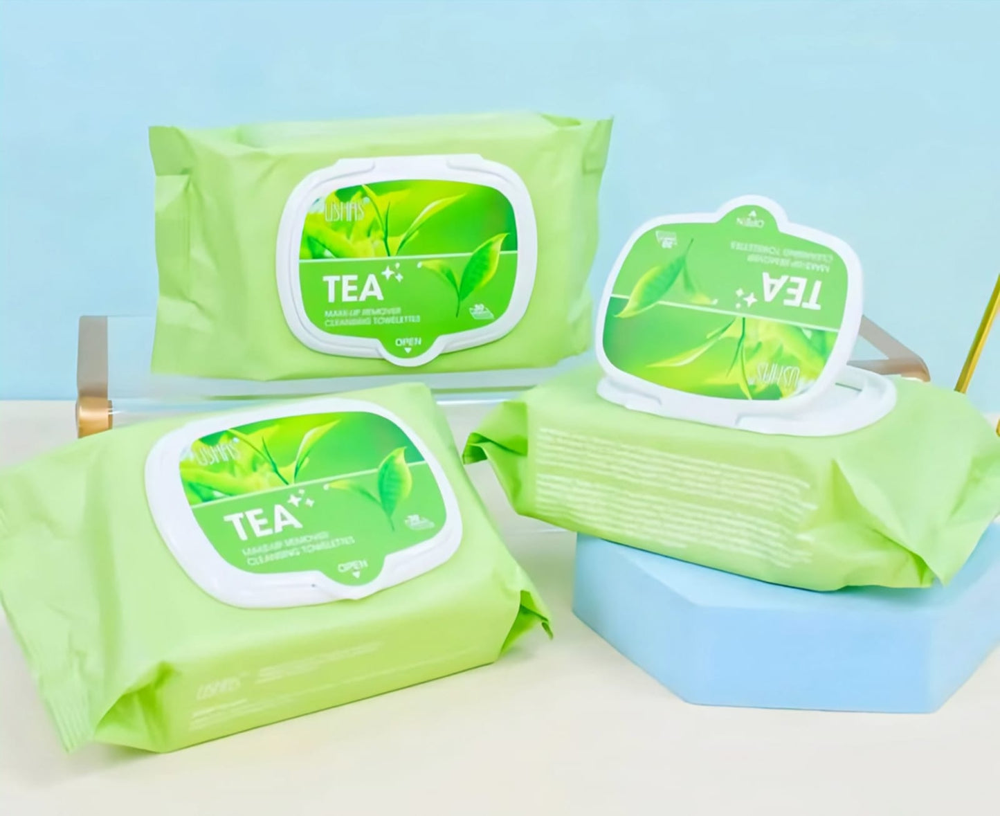 USHAS MAKE-UP REMOVER CLEANSING TOWELETTES