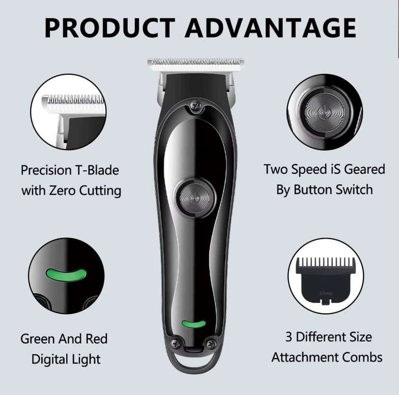 HTC RECHARGEABLE HAIR CLIPPER AT-118