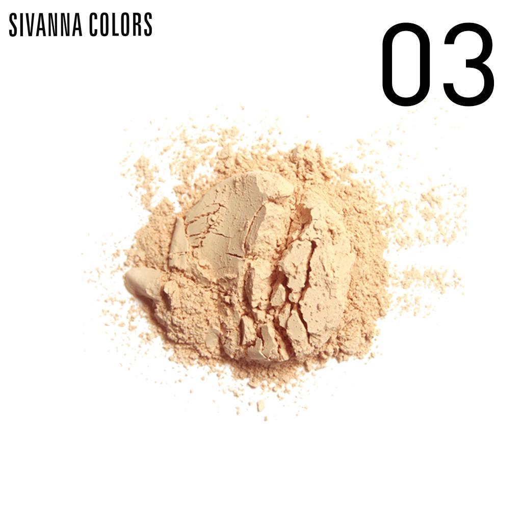 SIVANNA LOOSE POWDER SHINE CONTROL SHEER-LONG WEAR F010
