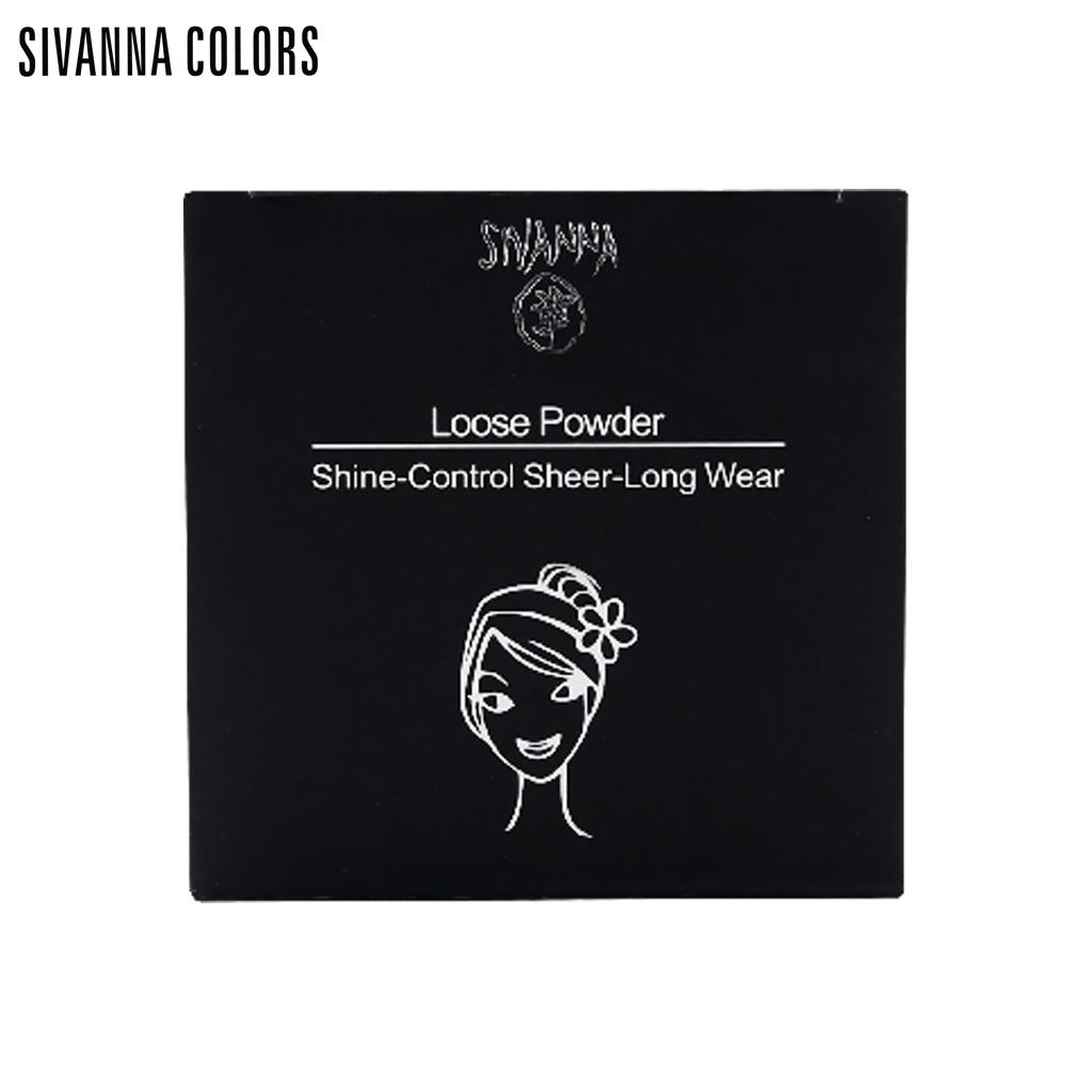 SIVANNA LOOSE POWDER SHINE CONTROL SHEER-LONG WEAR F010