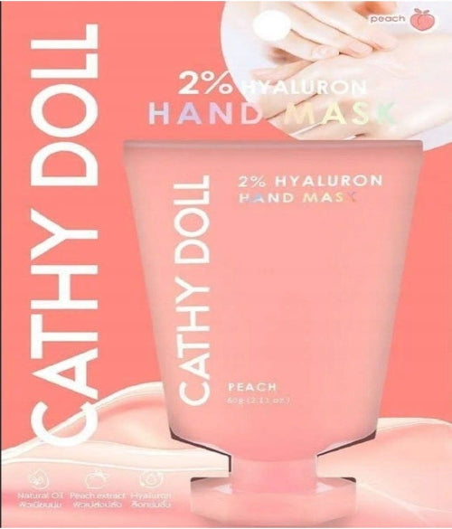 Cathy Doll 2% Hyaluron Hand Mask Peach
