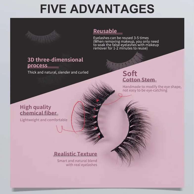 IMAGIC NATURAL & SOFT 3D EYELASHES