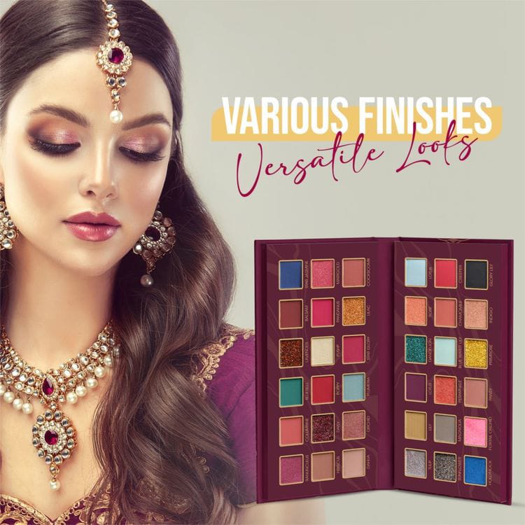 COLORS QUEEN SHRINGAR EYESHADOW PALETTE 36 COLORS