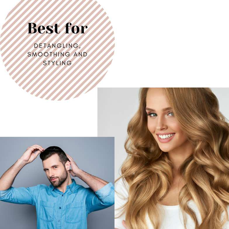 SCARLET LINE FLAT HAIR BRUSH
