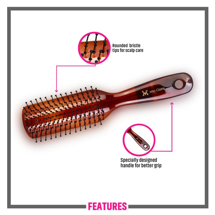 MISS CLAIRE FLAT HAIR BRUSH