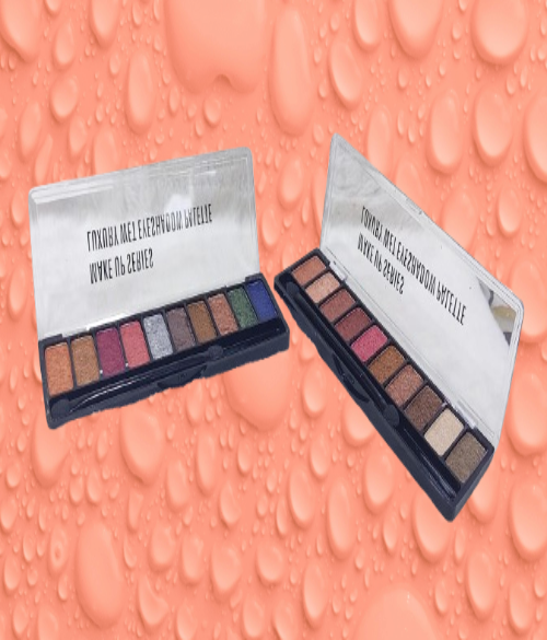 10 Color Eye Shadow Makeup Series β Luxury Wet Matte Palette