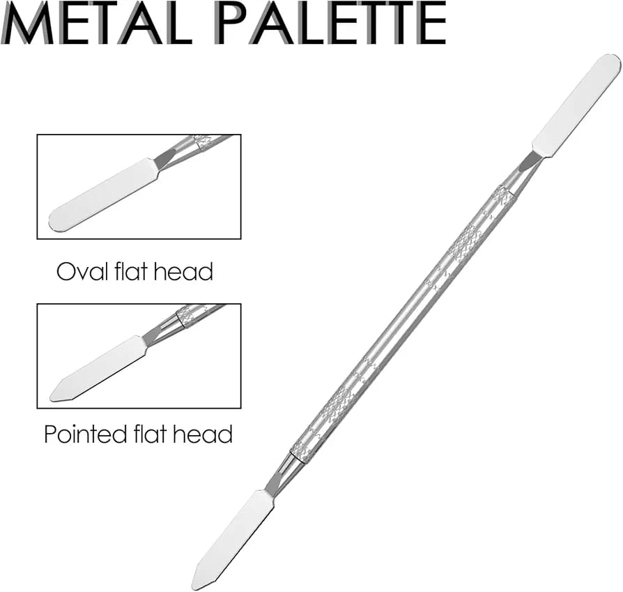 Stainless Steel Mental Mixing Tray with Artist Tool for Art Painting
