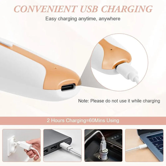 4-IN-1 SHAVER WOMEN'S RAZOR AND EYEBROW TRIMMER