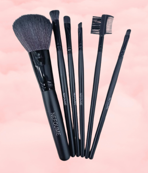 NEFOUME Makeup Brush Set – New Look (Pack of 6 Pcs)