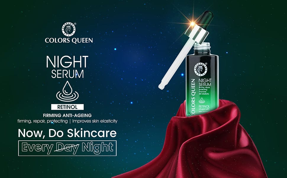 COLORS QUEEN RETINOL NIGHT SERUM WITH NIACINAMIDE