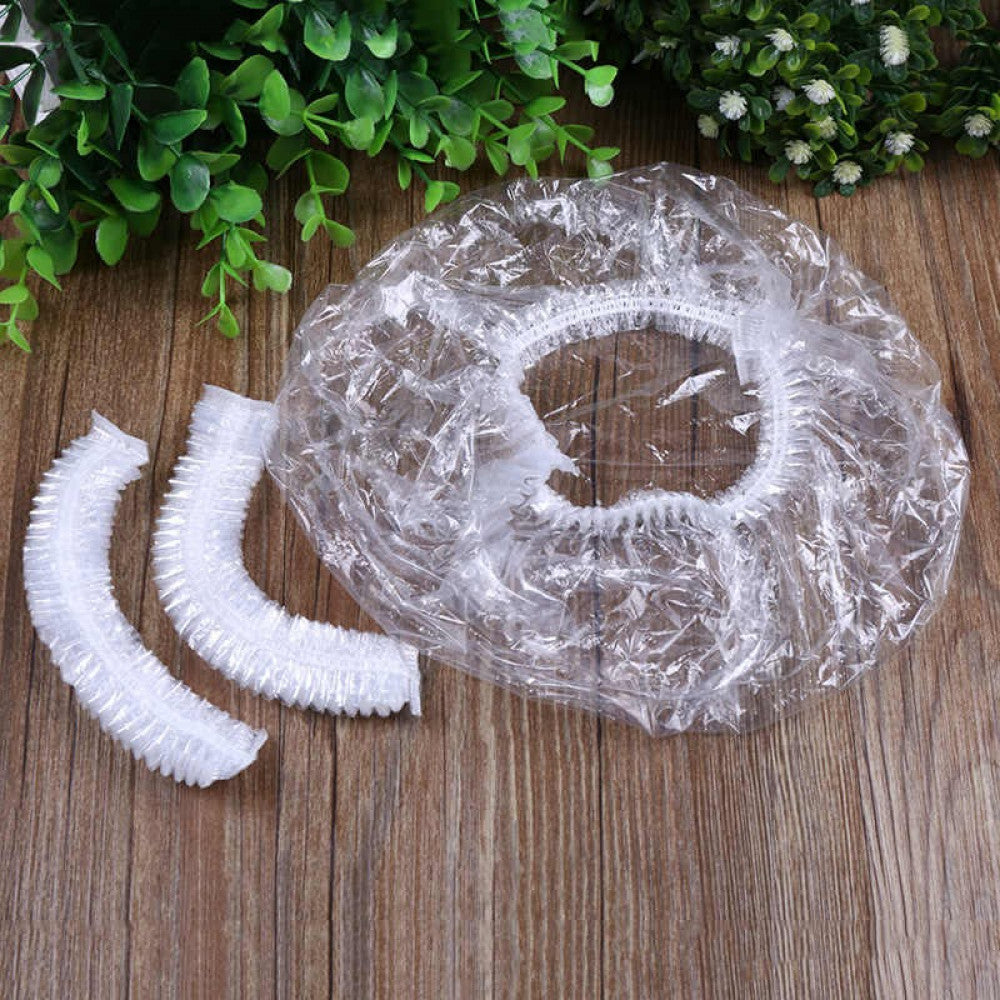 100 PCS DISPOSABLE SHOWER CAP