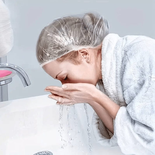 100 PCS DISPOSABLE SHOWER CAP