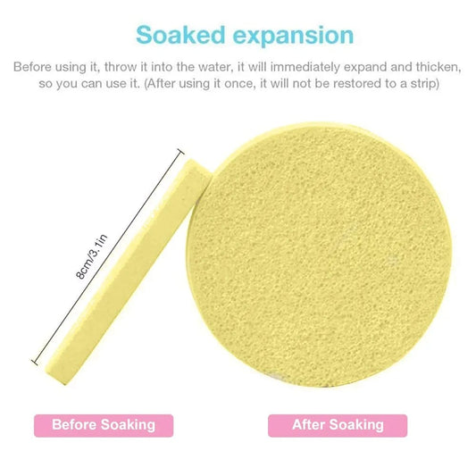 CHIVEY 12 PCS STICK SPONGE PUFF (YELLOW)