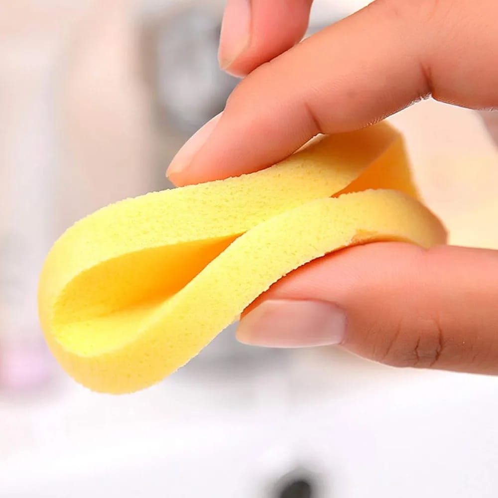 CHIVEY 12 PCS STICK SPONGE PUFF (YELLOW)