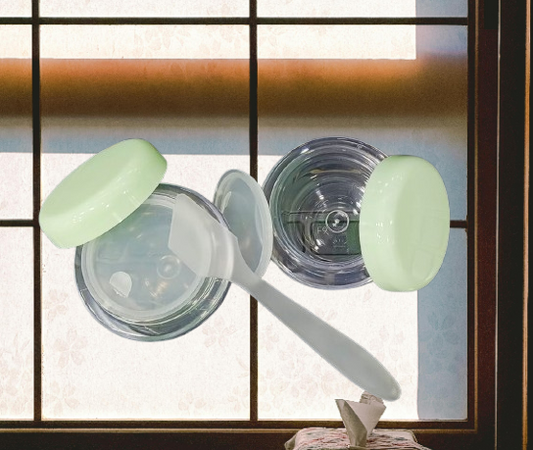 Pack Of 2 Pcs Travel Cosmetic Containers Leakproof Easy Storage and Carrying