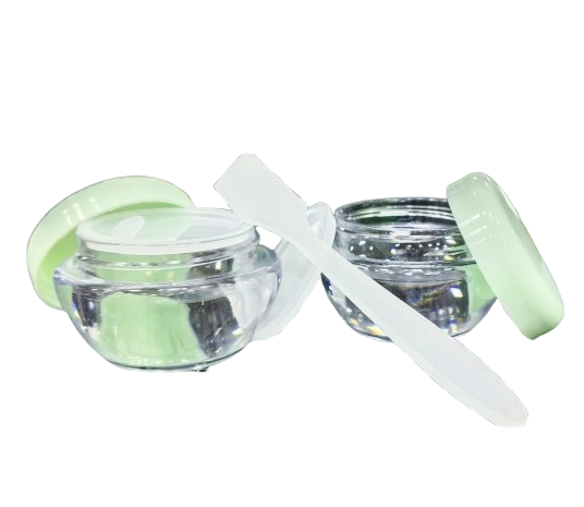 Pack Of 2 Pcs Travel Cosmetic Containers Leakproof Easy Storage and Carrying