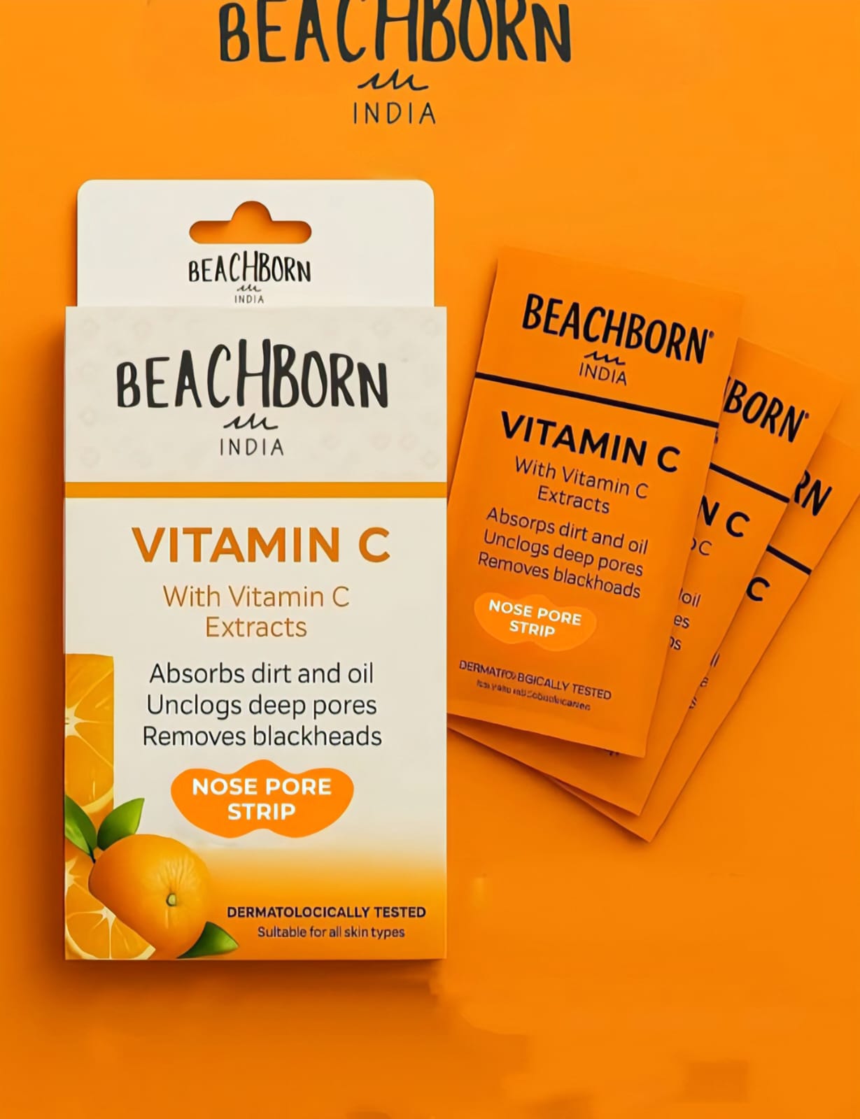 BESCHBORN Deep Cleansing Nose Pore Strips for Blackhead Removal(10 strips)