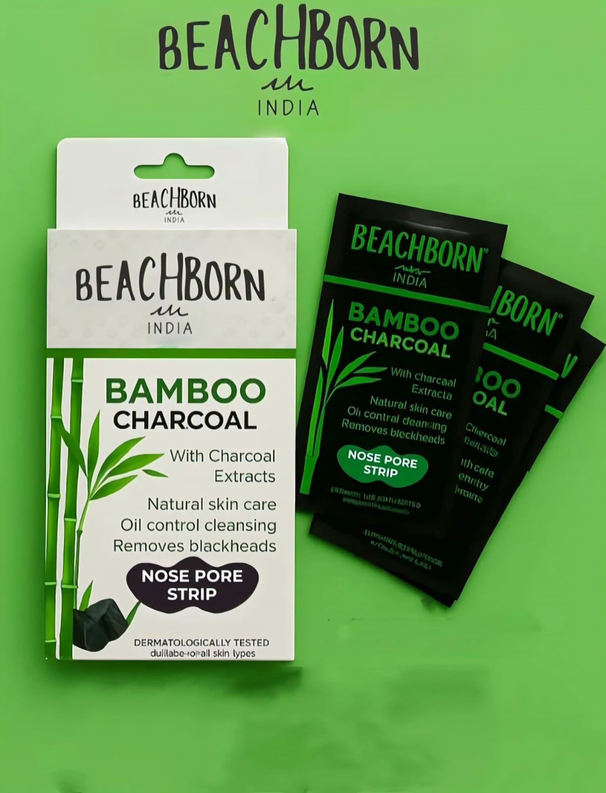 BESCHBORN Deep Cleansing Nose Pore Strips for Blackhead Removal(10 strips)