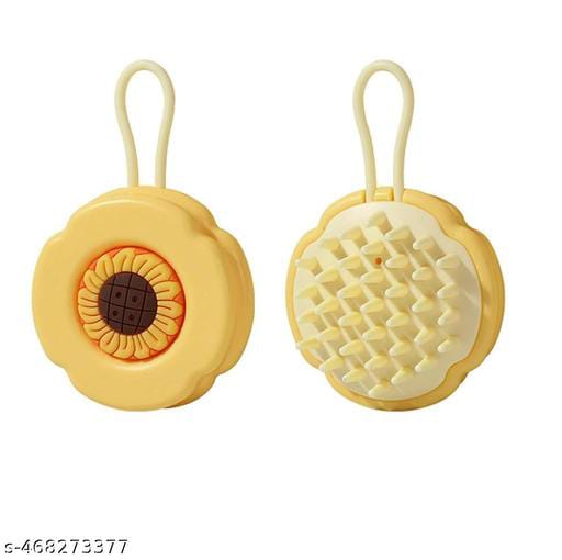 Hair Brush featuring Soft Silicone Bristles