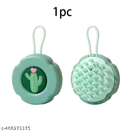 Hair Brush featuring Soft Silicone Bristles
