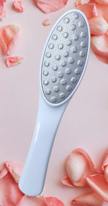 Foot File Callus Remover - Pedicure Foot Scrubber with Stainless Steel File