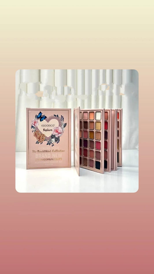 IGOODCO 5-in-1 Book-Style Foldable Makeup Palette 48 Pro Shades