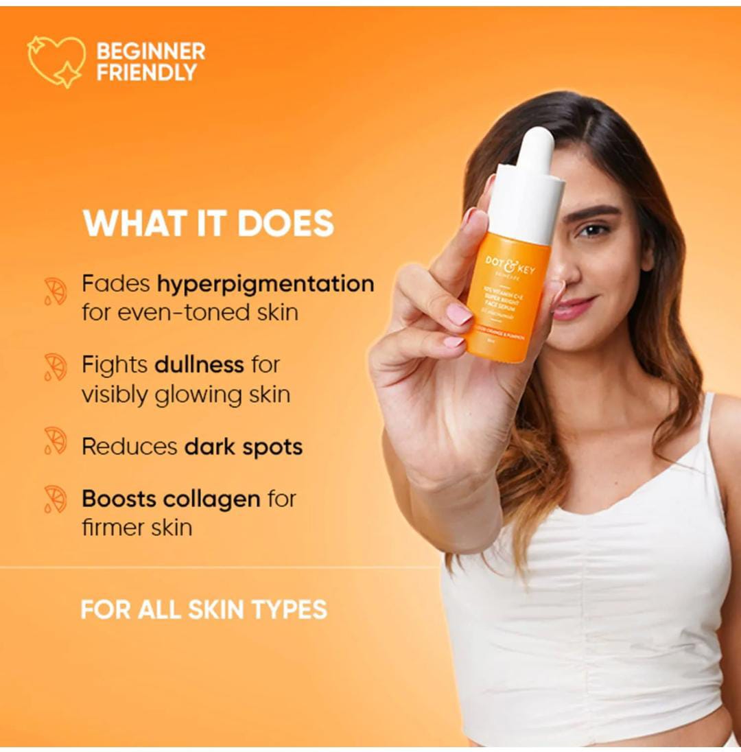 Dot & Key 10% Vitamin C + E Super Bright Face Serum 5% Niacinamide