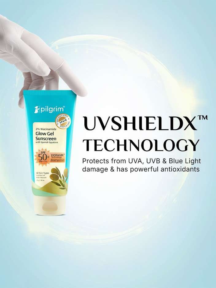 Pilgrim 2% Niacinamide Glow Sunscreen SPF 50+++
