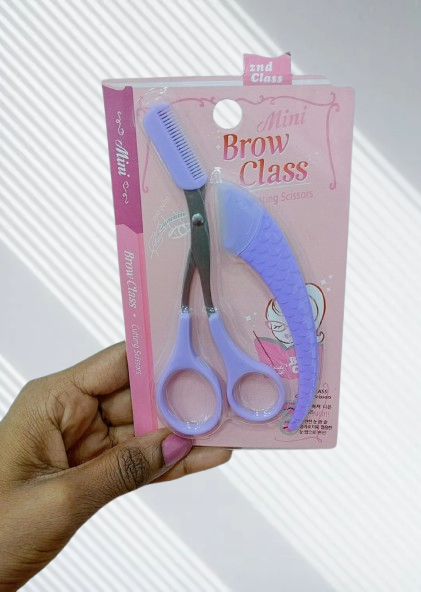 2-in-1 Mini Brow Class Cutting Scissors