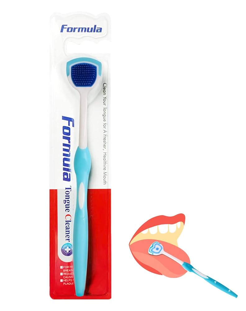 Tongue Scraper & Tongue Brush