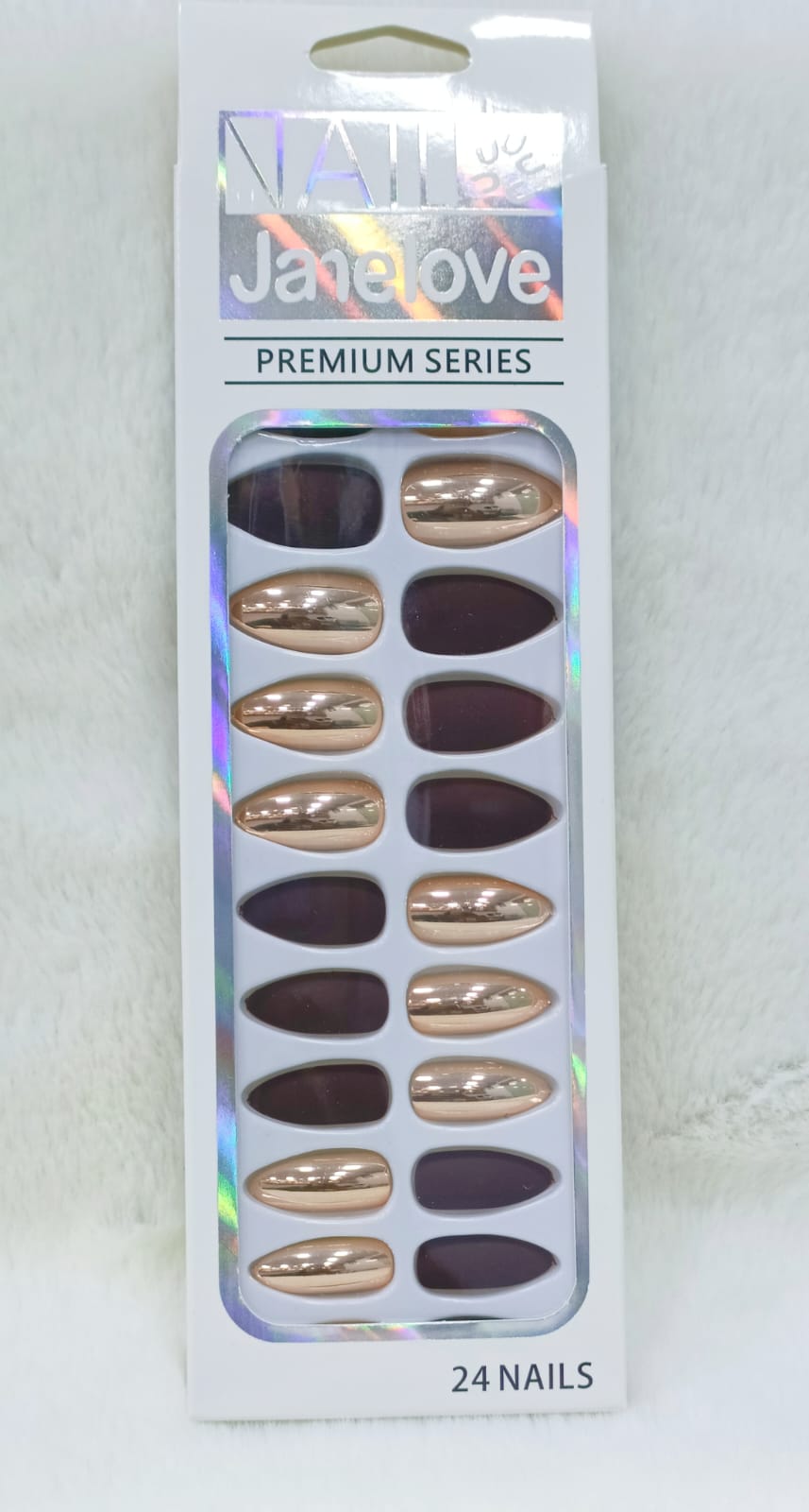 Nail JANELOVE Premium Series 24 Designer Nail Set